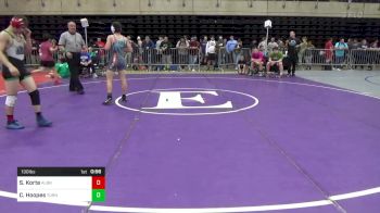 130 lbs Final - Stephen Korte, Albrightsville vs Christian Hoopes, Turnersville