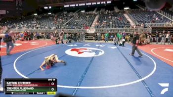 58 lbs 2nd Place Match - Trenten Allemand, Wyoming Unattached vs Kayson Comerer, Green River Grapplers Wrestling