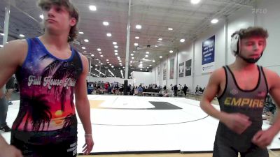 128 lbs Consi Of 4 - Matteo Eagleson, Pirate Wrestling Club vs Nicholas Fortugno, Empire Wrestling Academy Black