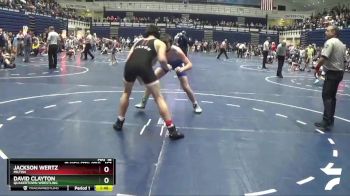 157 lbs Quarterfinal - David Clayton, Quakertown Wrestling vs Jackson Wertz, Milton