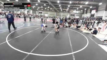 87 lbs Rr Rnd 2 - Bennett Day, Mustangs WC vs Uriah Julio Ornelas, Desert Dogs WC