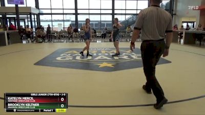 J-5 lbs Round 4 - Brooklyn Keltner, Anamosa Wrestling Club vs Katelyn Mercil, Westside Wrestling Club