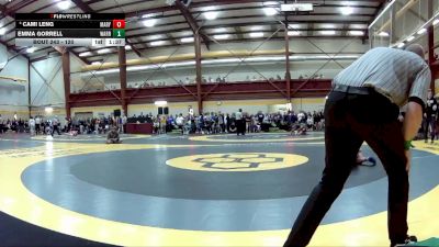 120 lbs Quarterfinal - Emma Gorrell, Warren HS vs Cami Leng, Marysville