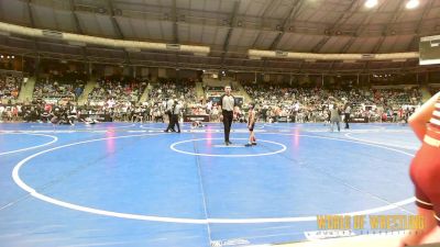 55 lbs Round Of 32 - Logan Wall, Ogden's Outlaws Wrestling Club vs Dawson Brown, Contender Wrestling Academy