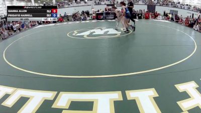 95 lbs Gianna Allen, Pennsylvania Blue vs Prisayis Harrell, California Blue