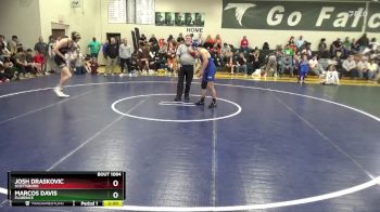 144 lbs Quarterfinal - Marcos Davis, Florence vs Josh Draskovic, Scottsboro