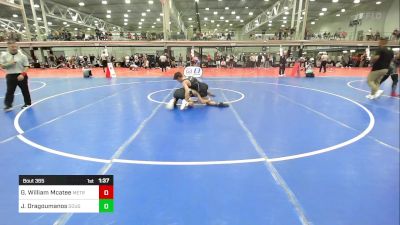 135A lbs Quarterfinal - George William Mcateer, Metrowest United vs Jack Dragoumanos, Doughboy