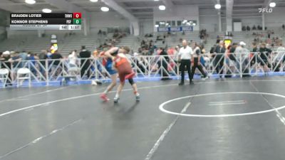 132 lbs Round Of 64 - Braiden Lotier, TNWC Silver Fox - HSB vs Konnor Stephens, PSF Wrestling Academy - HSB