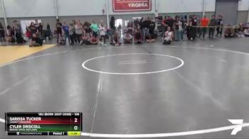 106 lbs Cons. Round 5 - Sarissa Tucker, Legacy Dragons vs Cyler Driscoll, Buena Vista Outlaws