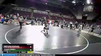 49 lbs Round 2 (10 Team) - Greyson Goodwin, Black Fox Wrestling Academy vs Tyson Linnell, Team NV