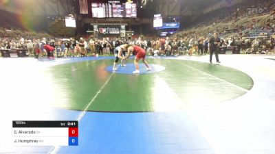 195 lbs Cons 32 #1 - Carlos Alvarado, Oklahoma vs James Humphrey, Missouri