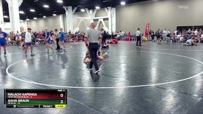 132 lbs Placement (16 Team) - Malachi Kapenga, Team Michigan Blue vs Gavin Braun, SD Blue