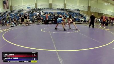 132 lbs Champ. Round 2 - Joel Brink, OH vs Jacob Alvarez, IL