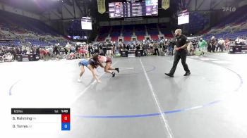 122 lbs Cons 8 #2 - Samiyah Rahming, Pennsylvania vs Danica Torres, Arizona