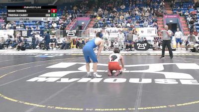 172 lbs Qtr-finals - Noah Torres, Saucon Valley vs Tristan Casey, Chestnut Ridge