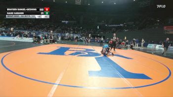 5A Boys 144 lbs Cons. Round 2 - Brayden Rangel-Giesking, Bend Boys vs Gage Hamann, Eagle Point Boys