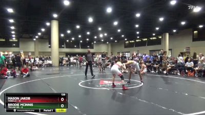 126 lbs Round 1 (4 Team) - Mason Jakob, TNWA #1 vs Brodie Mcinnis, Trojan WA