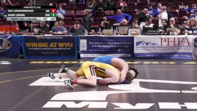 145 lbs Consi 4 - Ian Longenberger, Boiling Springs vs Kane Lengel, Kennett