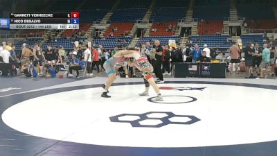 144 lbs Cons. Rd Of 16 - Garrett VerHeecke, Illinois vs Nico DeSalvo, Iowa