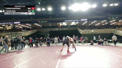 285 lbs Cons. Round 2 - Jacob Rice, Troup vs Logan Whitfield, West-Oak