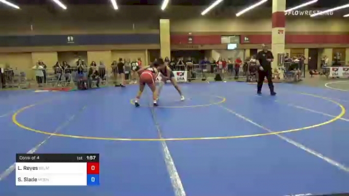 66 kg Consi Of 4 - Laila Reyes, Selma High School Wrestling vs Skylar ...