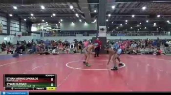 160 lbs Round 4 (6 Team) - Tyler Klinger, BEACH BOYZ WRESTLING CLUB vs Ethan Asimacopoulos, POWERHOUSE