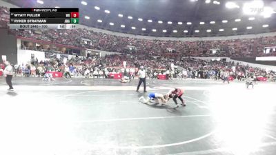 100 lbs Cons. Round 2 - Wyatt Fuller, Wisconsin Rapids vs Ryker Stratman, Askren Wrestling Academy