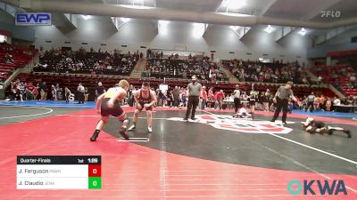 120 lbs Quarterfinal - John (JD) Ferguson, Pawhuska Elks Takedown vs Joncarlo Claudio, Jenks Trojan Wrestling Club