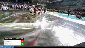 79 lbs Champ. Round 1 - Joshua Boe, Washington vs Danny Brocker, Piranha Wrestling Club