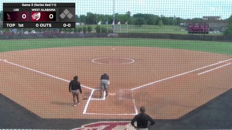 Replay: Lee U vs West Alabama - DH | Apr 19 @ 2 PM
