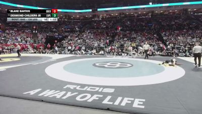 138 lbs 1st Place Match - Blake Bartos, Buckeye vs Desmond Childers Jr, Copley