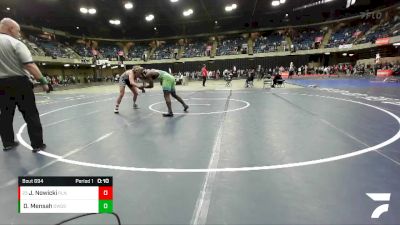 175 lbs Cons. Round 3 - Jack Nowicki, Plainfield North vs Daniel Mensah, Downers Grove South