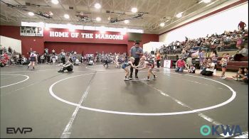 49 lbs Quarterfinal - Case Combs, Cowboy Wrestling Club vs Luke Emerson, Hennessey Takedown Club