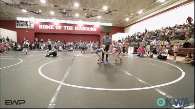 49 lbs Quarterfinal - Case Combs, Cowboy Wrestling Club vs Luke Emerson, Hennessey Takedown Club