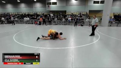 215 lbs Semifinal - Dreshaun Ross, Sebolt Wrestling Academy vs Kyle Oliveira, Stronghold Wrestling