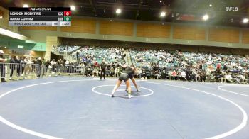 140 lbs Semifinal - London McEntire, Corner Canyon vs Sarai Cortez, Gilroy