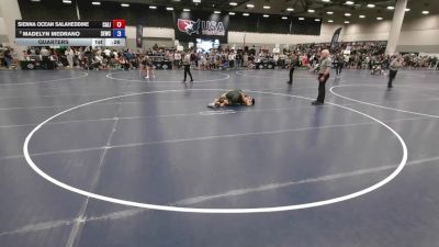 120 lbs Quarters - Madelyn Medrano, Springdale Elite Wrestling Club vs Sienna Ocean Salaheddine, California