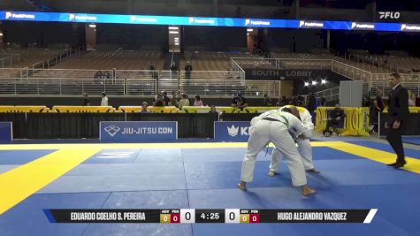 Hugo Alejandro Vazquez vs Eduardo Coelho S. Pereira 2025 Pan Jiu Jitsu IBJJF Championship