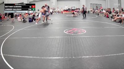144 lbs Round 3 (6 Team) - Matthew Almedina, Mat Assassins vs Lorenzo Gallegos, Top Rank Hawks Wrestling