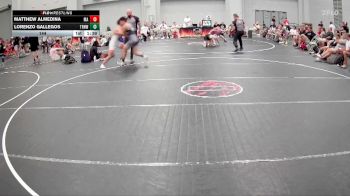 144 lbs Round 3 (6 Team) - Matthew Almedina, Mat Assassins vs Lorenzo Gallegos, Top Rank Hawks Wrestling