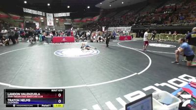 77 lbs 7th Place Match - Landon Valenzuela, Vasky BrosPitman Wrestling Club vs Traton Nelms, California