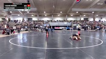 Girls 120 lbs Quarterfinal - Jaden Evans, Alvin C. York Institute vs Elease Renken, West Creek High School