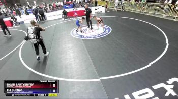 82 lbs Champ. Round 1 - David Bartyenyev, Vacaville Wrestling Club vs Eli Duenas, Marvel Wrestling Academy