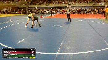 115 lbs Cons. Semi - Meryk Ullman, Roseau vs Aiden Timmer, Adrian