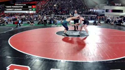 6A 215 lbs Quarterfinal - Garrett Leonard, Lake City vs David Foremaster, Rocky Mountain
