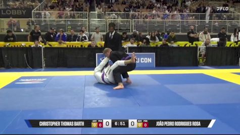 João Pedro Rodrigues Rosa vs Christopher Thomas Barth 2025 Pan Jiu Jitsu IBJJF Championship