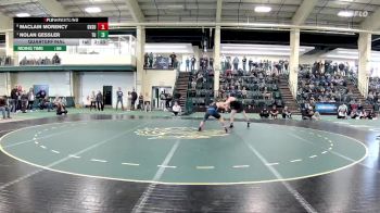 165 lbs Quarterfinal - Nolan Gessler, Tiffin vs Maclain Morency, Grand Valley State