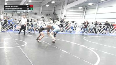 113 lbs Rr Rnd 1 - Xavier Bernthal, NC United Select - HSB vs Jackson Edmondson, Rabbit Wrestling Club - HSB