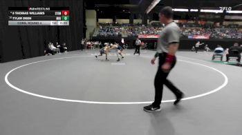 141 lbs Cons. Round 4 - 8 Thomas Williams, St. Thomas vs Tyler Deen, Missouri Baptist