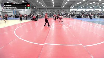 195 lbs Consi Of 16 #1 - Jaycee Diaz, CT vs Connor Skidgell, ME